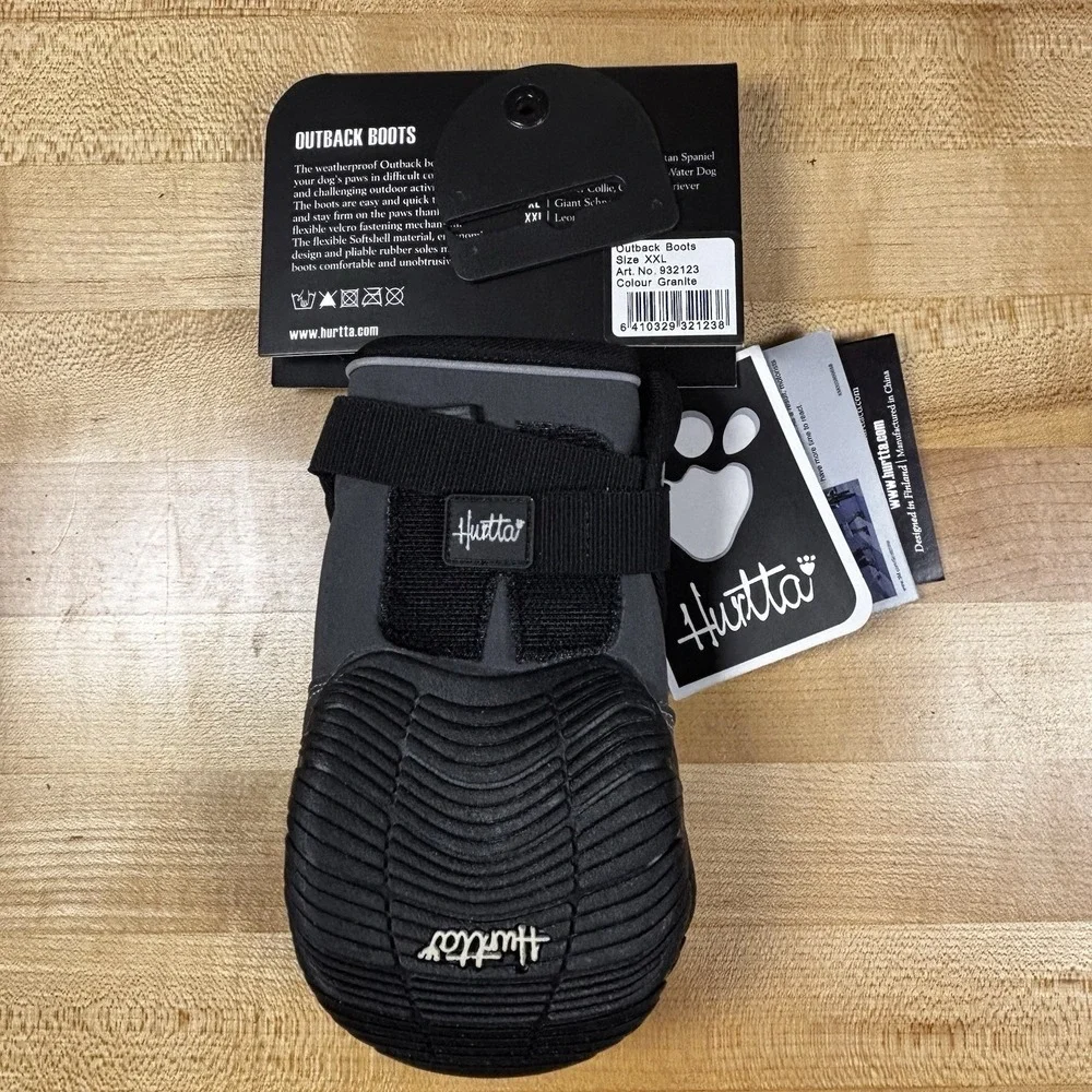 NEW HURTTA Outback Non‎ Slip All Weather Dog Boots Shoes Size XL